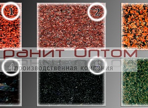 Виды гранита